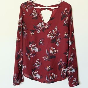 Maurices Floral Print Top | Blouse | XS